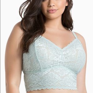 Torrid mint lace bralette